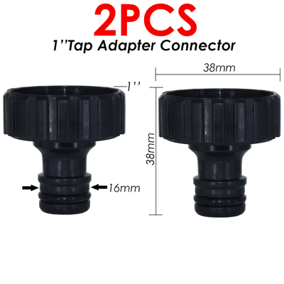Plastikzoll der Garten-Wasser-Schlauch-Hahn-Verbindungsstück-schneller Schlauch-Adapter-Zusätze 1/2 3/4 Zoll