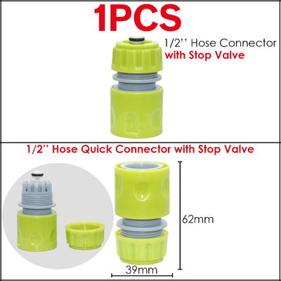 Plastikzoll der Garten-Wasser-Schlauch-Hahn-Verbindungsstück-schneller Schlauch-Adapter-Zusätze 1/2 3/4 Zoll