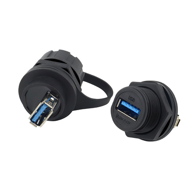Dock-Adapter-Frau einzelne Portplatten-imprägniern ebene Berg USBs 3,0 zu weiblichem