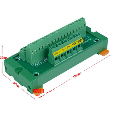 Stromversorgungs-Quelle DCs 24V 8V 12V 5V, die Verteilungs-Teiler-Verteiler-Ausbruch-Brett verdrahtet