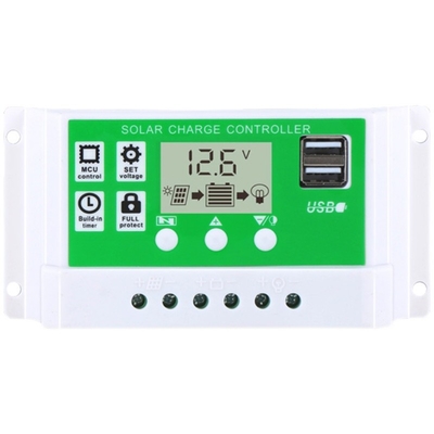 Doppel-USB Controlador De Carga 12V 24V Selbstregler MPPT-Solargebührenprüfer-Battery Charging Panels