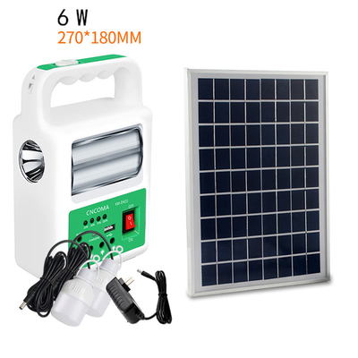 Tragbare Lampe des Solarenergie-Bank-Gremiums-2 LED mit USB-Kabel-Ladegerät-Notbeleuchtungs-System