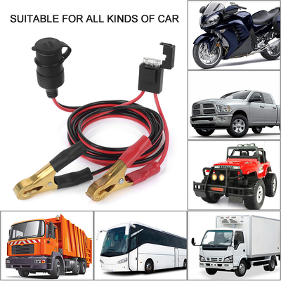 Auto-Motorrad-LKW-Feuerzeug-Sockel-weibliche Steckdose mit 5M Cable 12V 24V