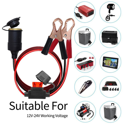 Auto-Motorrad-LKW-Feuerzeug-Sockel-weibliche Steckdose mit 5M Cable 12V 24V
