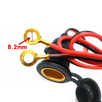 Auto-Motorrad-LKW-Feuerzeug-Sockel-weibliche Steckdose mit 5M Cable 12V 24V