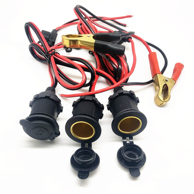 Auto-Motorrad-LKW-Feuerzeug-Sockel-weibliche Steckdose mit 5M Cable 12V 24V