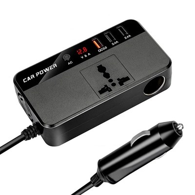 Auto-Inverter DC 24V 12V des LKW-200W zu Konverter-Macht-Ladegerät-Adapter USBs Wechselstroms 220V schneller Ladestation