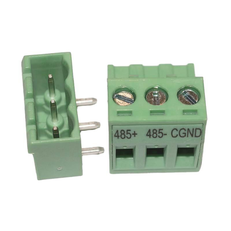 5.08mm Pitch PCB Plug-in Screw Terminal Blöcke Plug + Rechteck Pin Header mit gedruckten Marker Service