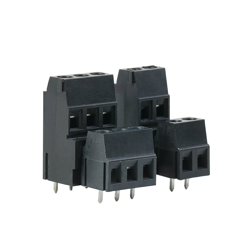 5.08mm / 0.2&quot; Pitch PCB-Anschlüsse Schwarze Schraube Endgerät Blöcke 2P 3P Kombination Doppelreihe