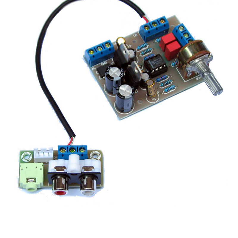 Des Vorverstärker-NE5532 ausbruch-Brett 12-18V Tone Board-Verstärker-der Ausrüstungs-3.5mm RCA Terminaldc