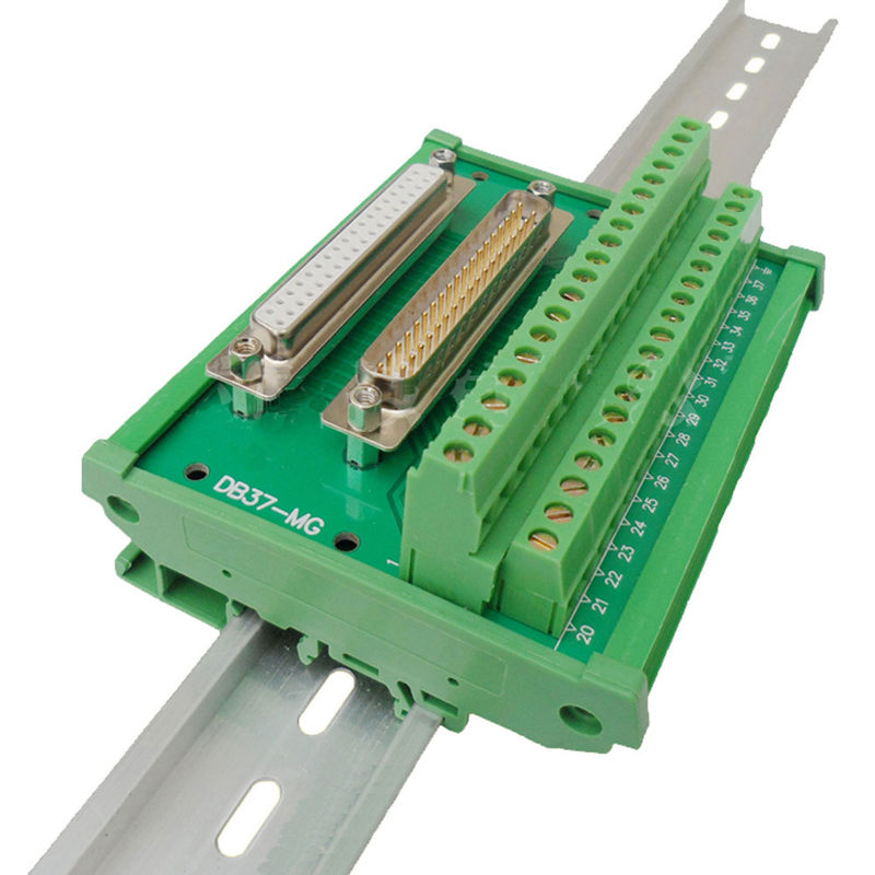Pin Male Female Dual Connectors-Verteiler-Verdrahtungs-Ausbruch-Brett DB37 D Subventions-37