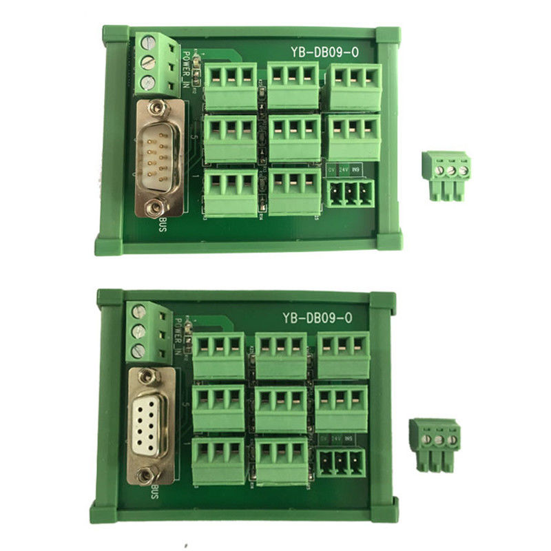 Des PLC-Sensor-Signaleingang Modul-DB9 Reihen Verteilungs-Verteiler-Verbindungs-des Brett-9