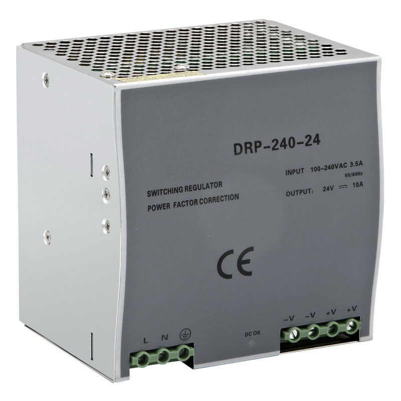 DR-240-24 240W 24V 10A DC-Ertrag-Lärm-Schienen-Schaltungs-Modus-Stromversorgung