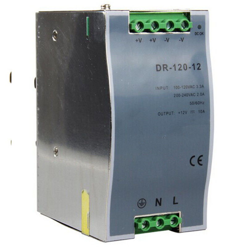 DR-120-12 120W 12V 10A DC-Ertrag-Lärm-Schienen-Schaltungs-Modus-Stromversorgung