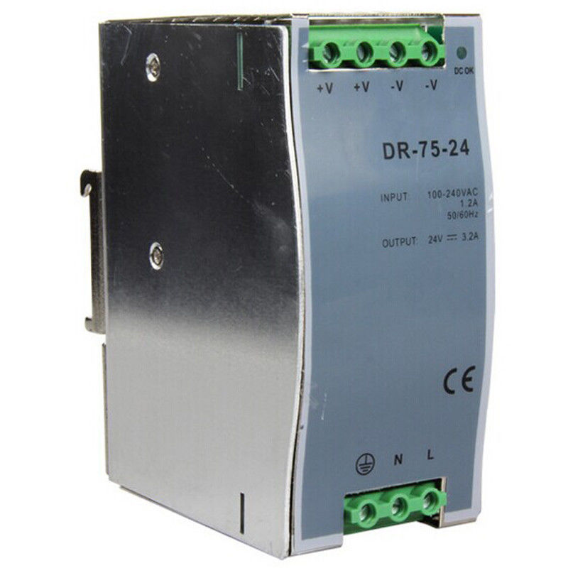 DR-75-24 75W 24V 3.2A DC-Ertrag-Lärm-Schienen-Schaltungs-Modus-Stromversorgung