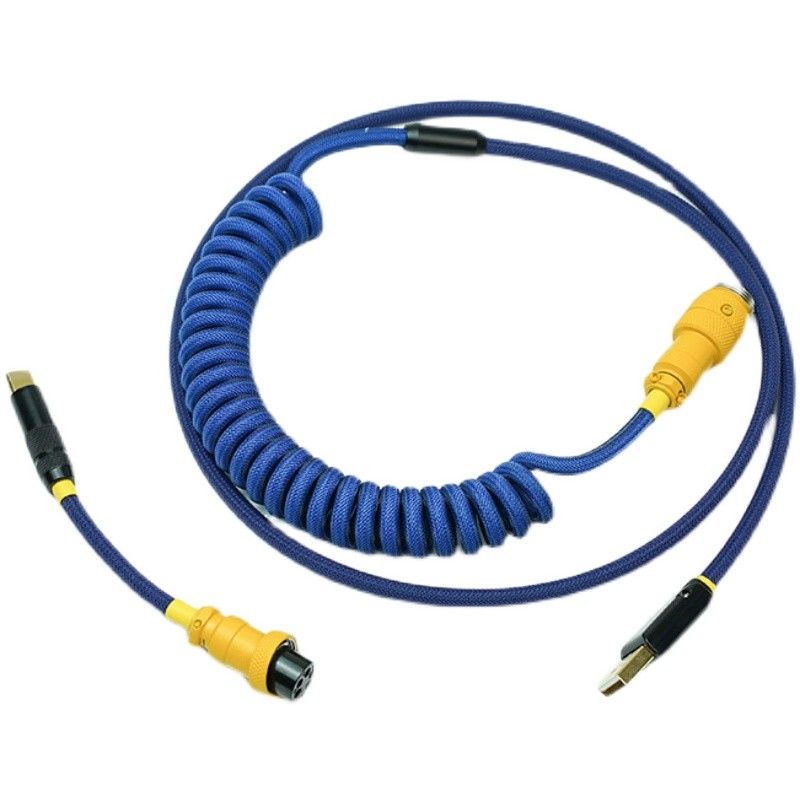 Farbiger Luftfahrt-Verbindungsstück-männlich-weiblicher Sockel-Stecker GX12 GX16 für mechanisches Tastatur-Kabel