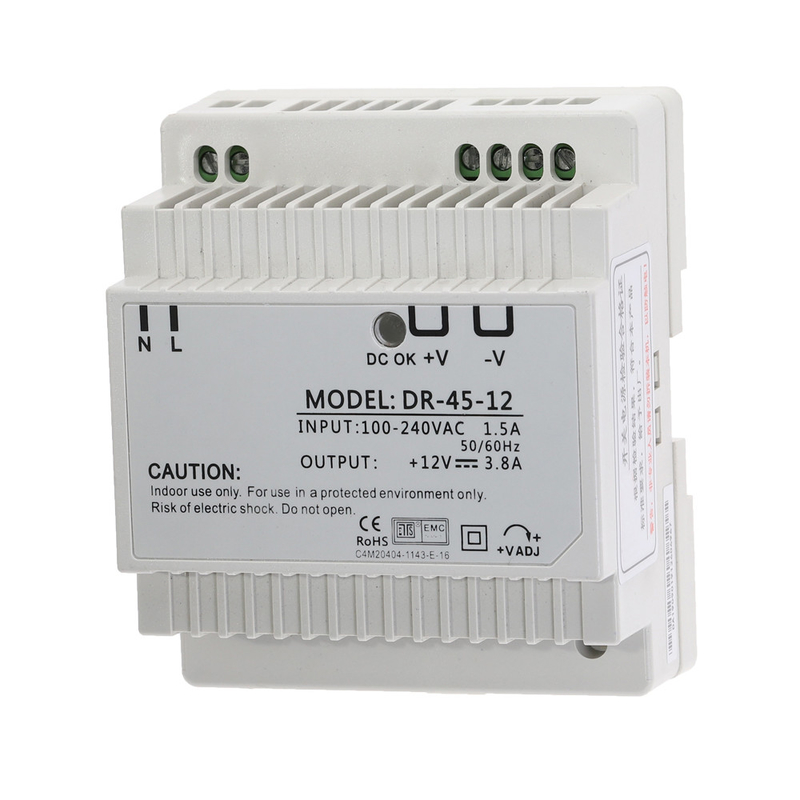 DR-45-12 45W 12V 3.5A DC-Ertrag-Lärm-Schienen-Schaltungs-Modus-Stromversorgung