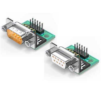 DB9-auf-2,54-mm-Stiftleisten-Adapter RS232-Leiterplatten-Konverter